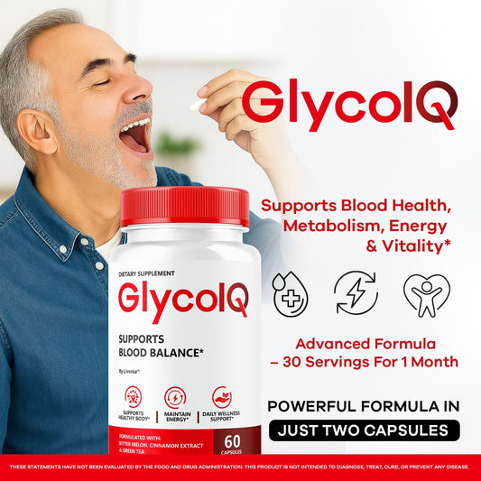 LIVORKA Glyco IQ capsules close-up shows easy daily capsule form for routine use.
