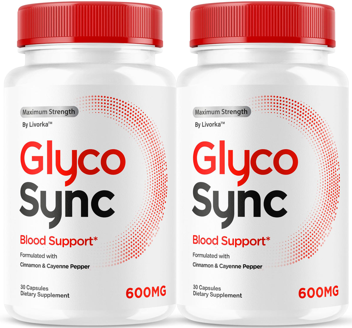 LIVORKA Glyco Sync capsules bottle on a shelf for daily wellness.