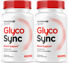 LIVORKA Glyco Sync capsules bottle on a shelf for daily wellness.