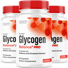 LIVORKA Glycogen Balance Pro 3-pack front view for daily wellness