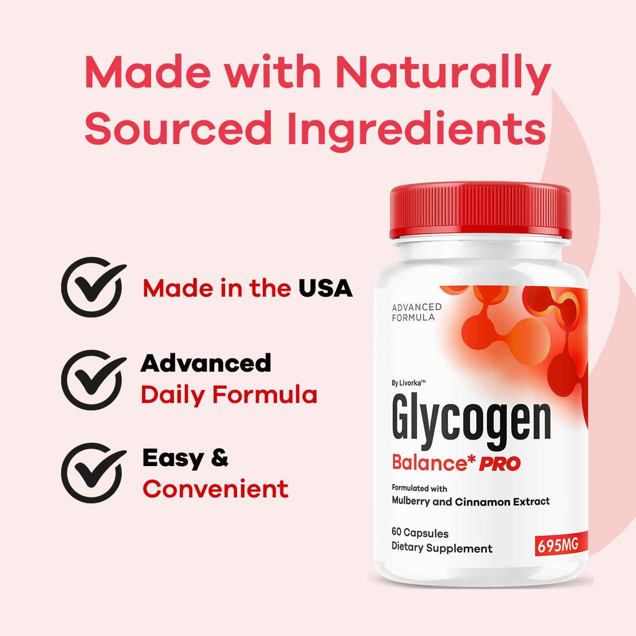 LIVORKA Glycogen Balance Pro packaging with premium branding