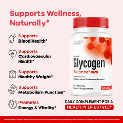 LIVORKA Glycogen Balance Pro label close-up highlighting natural formula