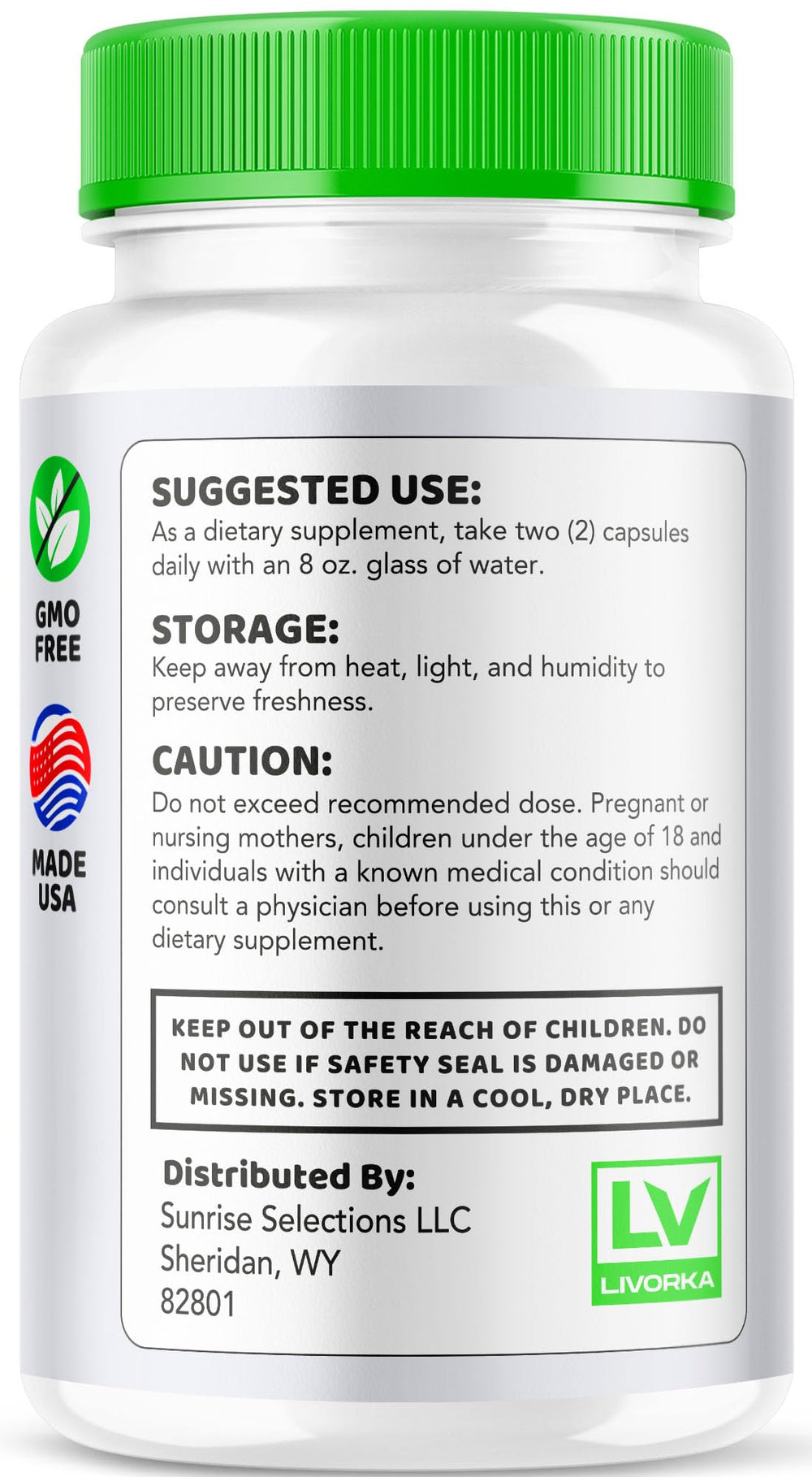 LIVORKA Glycogen Plus capsules in hand for size and reliability.