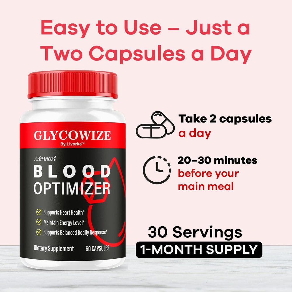 LIVORKA Glycowize capsules outside bottle ready for use.