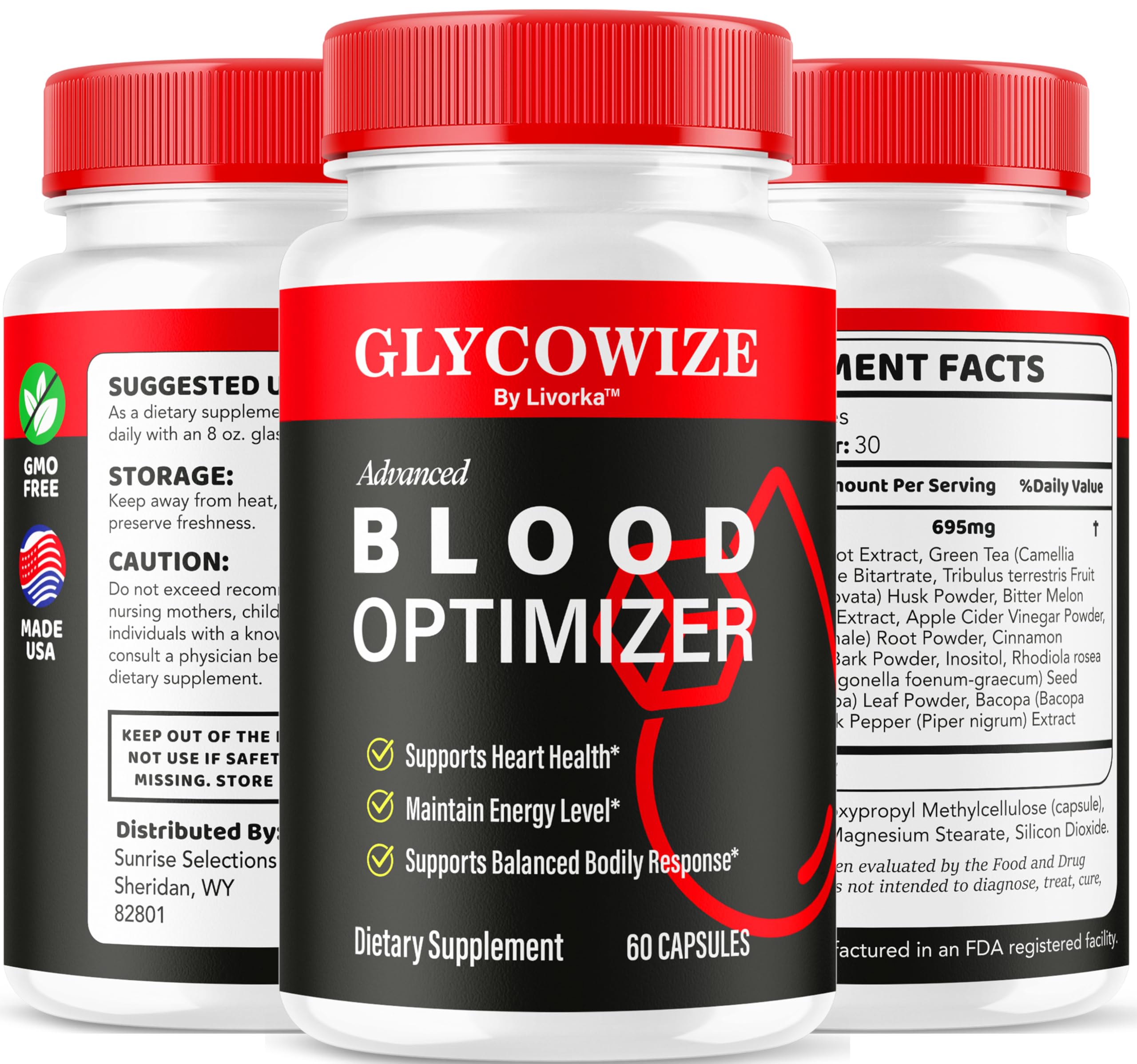 LIVORKA Glycowize ready for daily use after meals for balance.