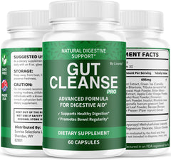 Hands holding LIVORKA Gut Cleanse Pro capsules for routine use.
