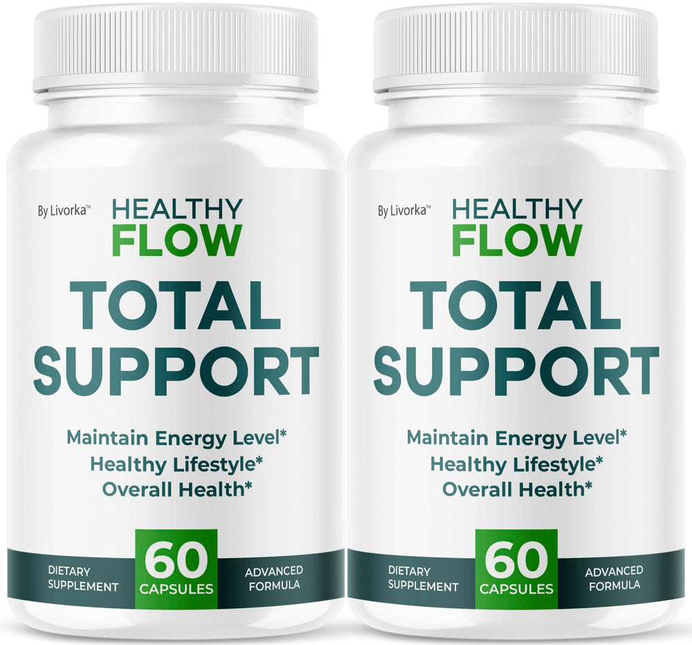 LIVORKA Healthy Flow capsules in bottle front for daily wellness support