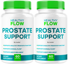 Livorka Healthy Flow bottle pour, ideal for daily prostate wellness routine.