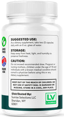 LIVORKA Healthy Flow GMP-certified facility badge on packaging