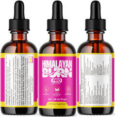 LIVORKA Himalayan Burn Pro Drops 3-month supply bottle lineup.