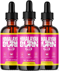 LIVORKA Himalayan Burn Pro Drops 3-pack front view for daily wellness.