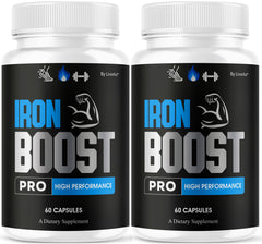 LIVORKA Iron Boost Pro bottle front, daily energy support