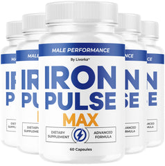 LIVORKA Iron Pulse Max bottle front view for daily wellness support