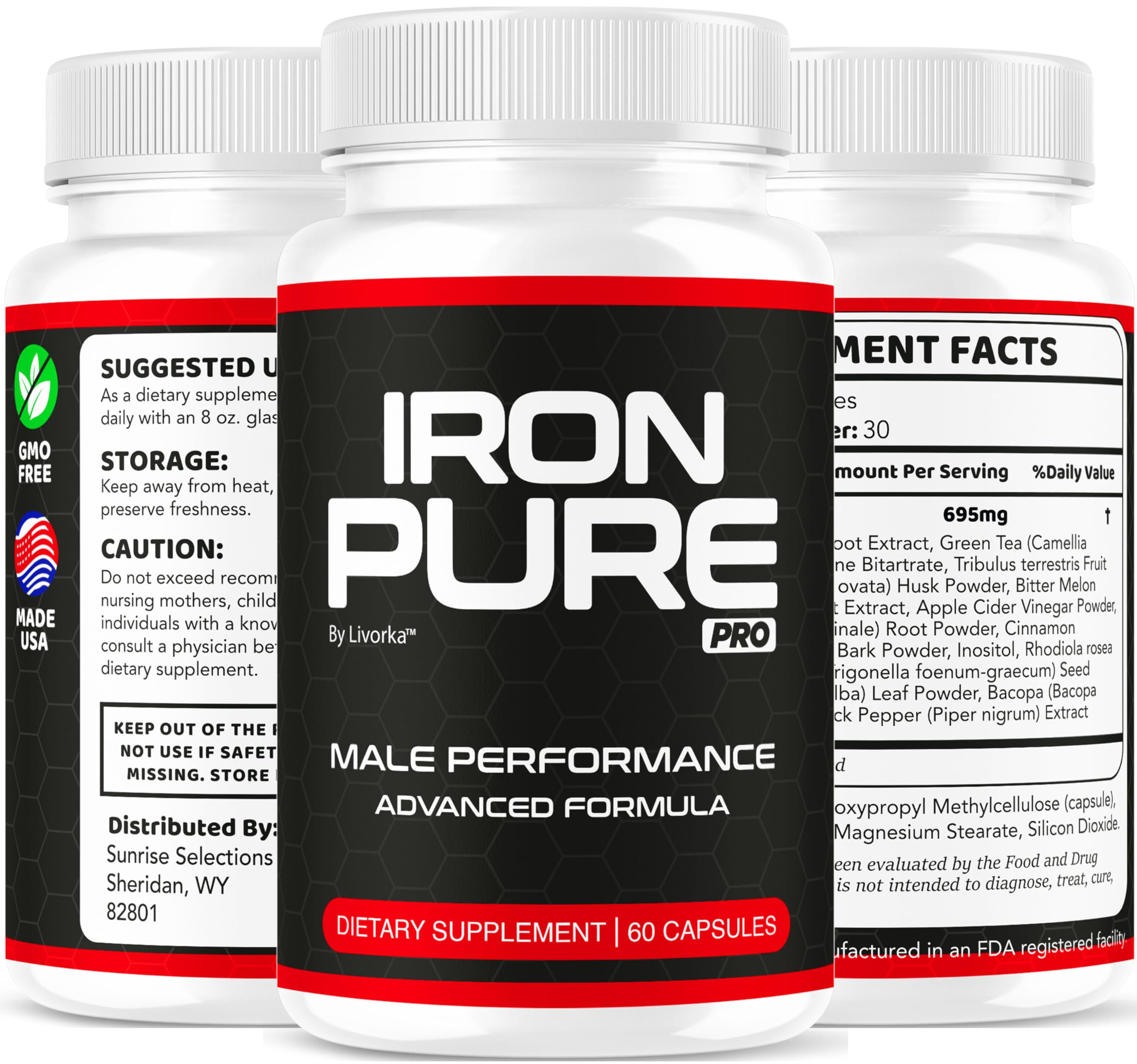 Gift-ready LIVORKA Iron Pure Pro box displayed on desk.