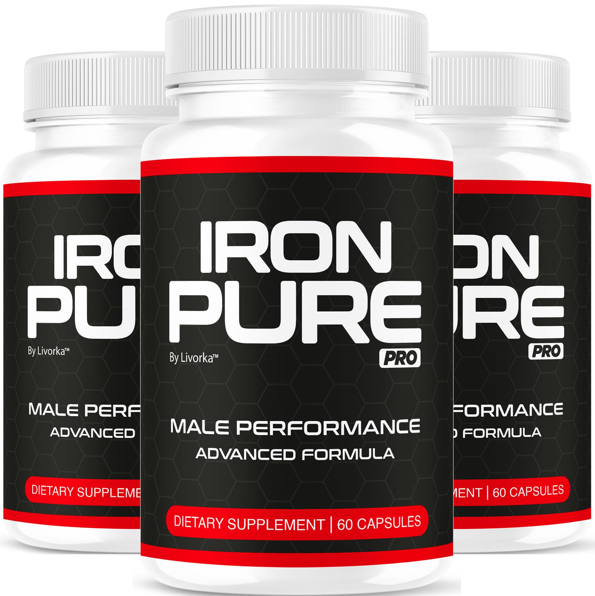 Livorka Iron Pure Pro capsules pack on a clean surface for daily wellness.
