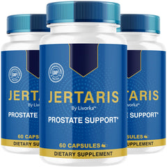 LIVORKA Jertaris capsules bottle front view for daily prostate health support