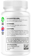 LIVORKA Joint Sana bottle with glass of water for easy intake