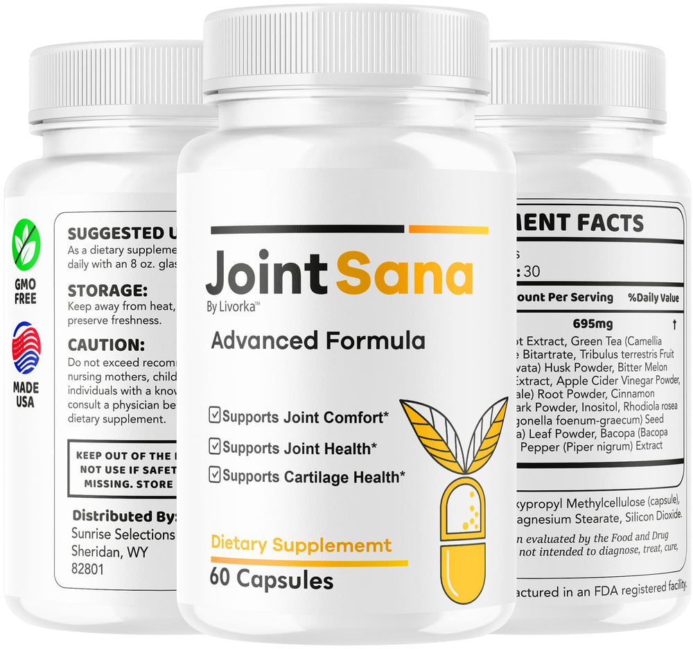 LIVORKA Joint Sana lifestyle shot suggesting overall wellness benefits