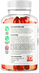 LIVORKA Keto Lean ACV Gummies ingredients close-up featuring natural blend.