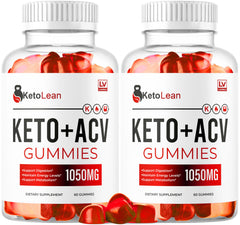 LIVORKA Keto Lean ACV Gummies bottle front view showing 120 gummies for daily use.