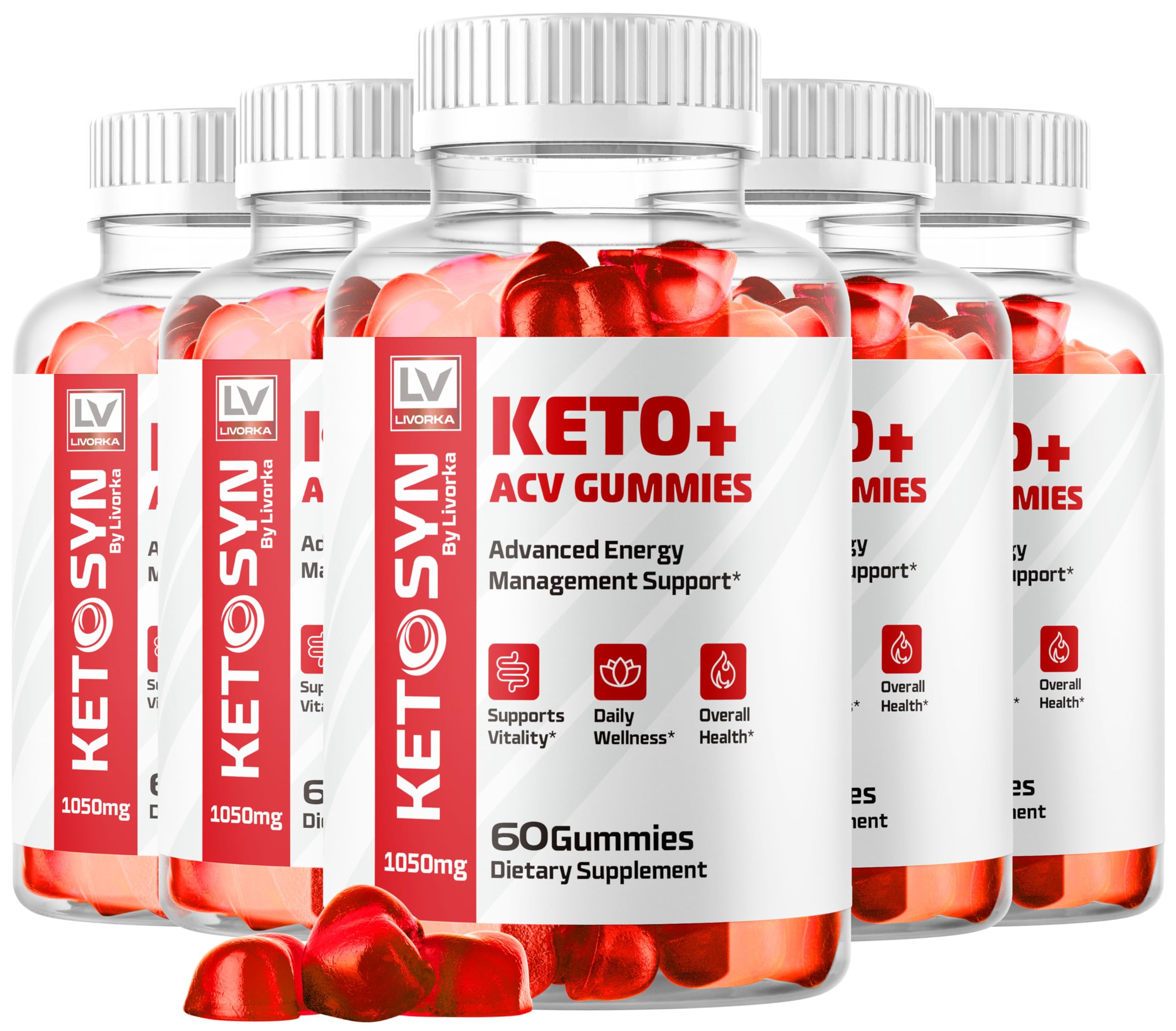 LIVORKA Ketosyn Keto Gummies bottle for easy daily keto routine