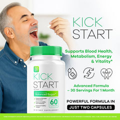 LIVORKA Kick Start Glyco Optimizer capsules closeup highlights premium quality.