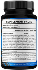 GMP-certified USA production label on LIVORKA Vapofil bottle.