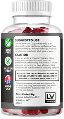 LIVORKA Manhood Plus daily-use setup indicating two gummies per day.