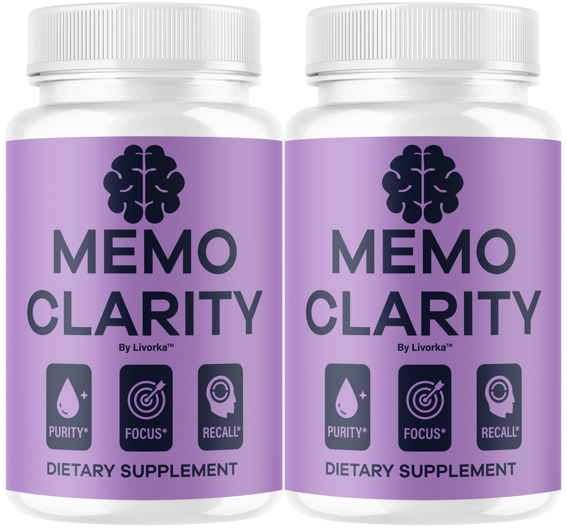 LIVORKA Memo Clarity bottle ready for daily focus routines