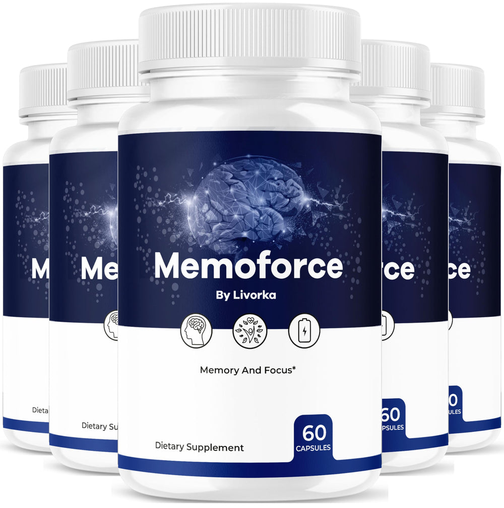 LIVORKA Memoforce bottle prepared for daily cognitive support.