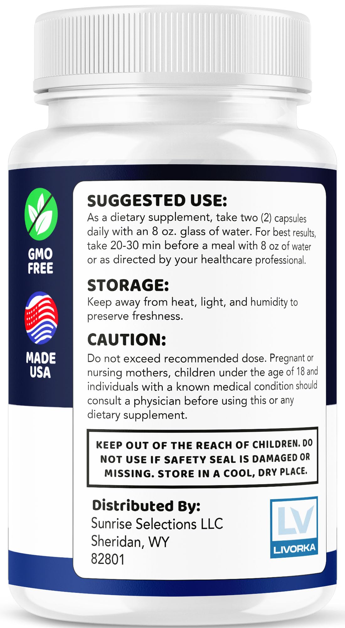 LIVORKA Memoforce label details emphasize premium formula and official product line.
