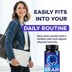LIVORKA Memory Mood Brain pour capsules illustrating convenient access.