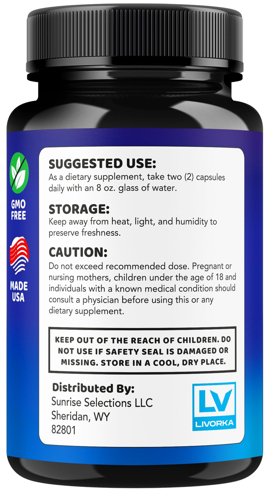 LIVORKA Memory Mood Brain product shot appealing to shoppers seeking cognitive support.