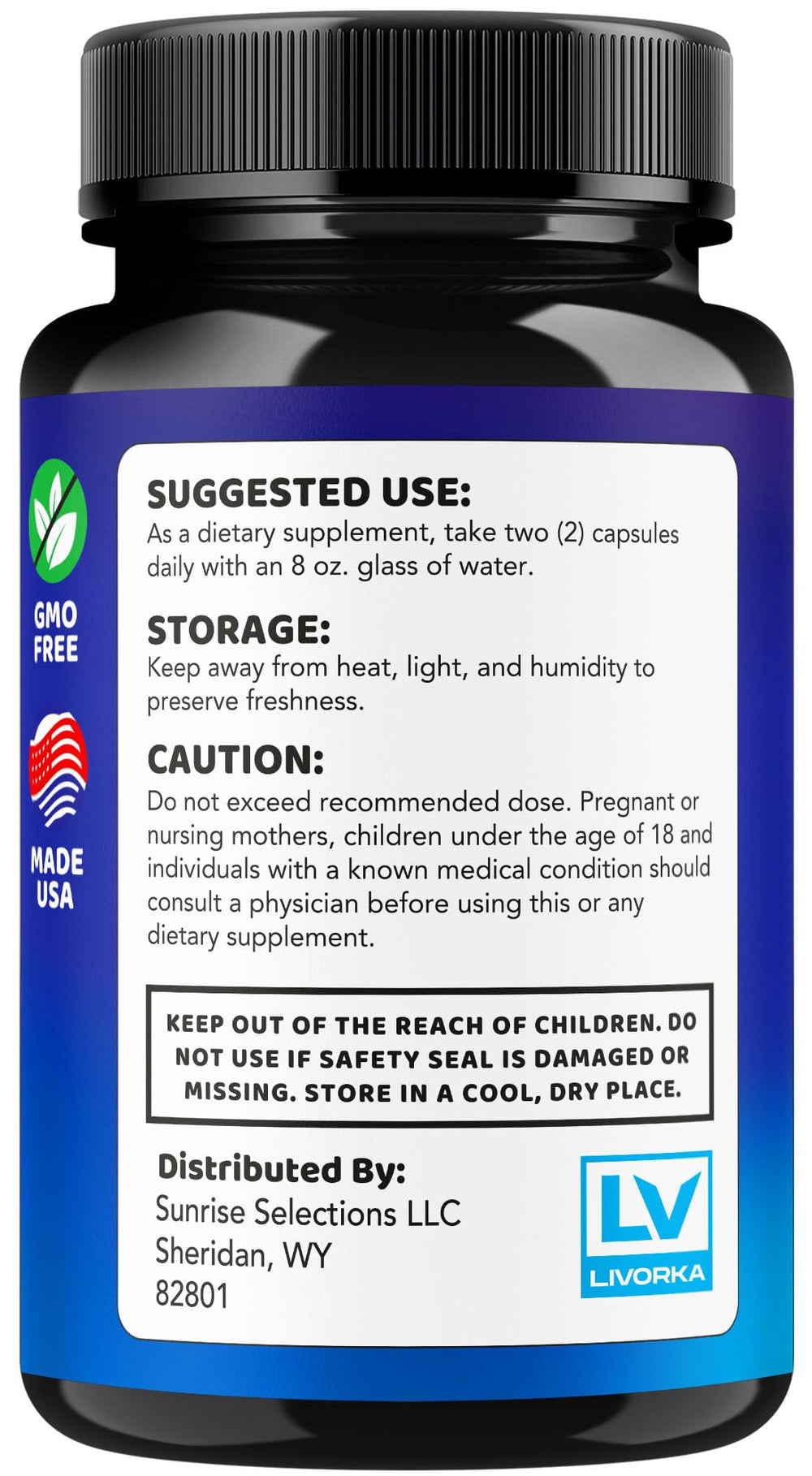 LIVORKA Memory Mood Brain product shot appealing to shoppers seeking cognitive support.