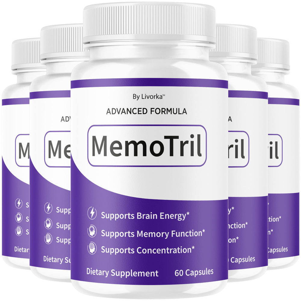 LIVORKA Memotril bottle front view for daily brain health support