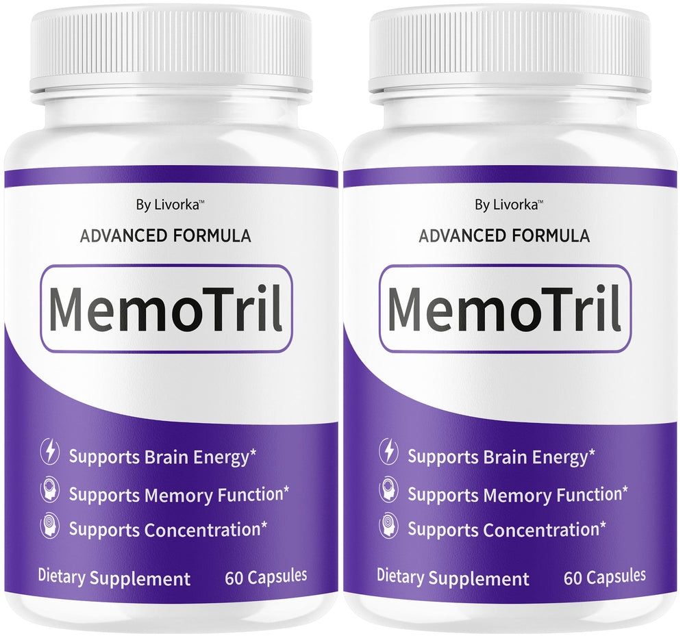 LIVORKA Memotril bottle front view for daily focus support