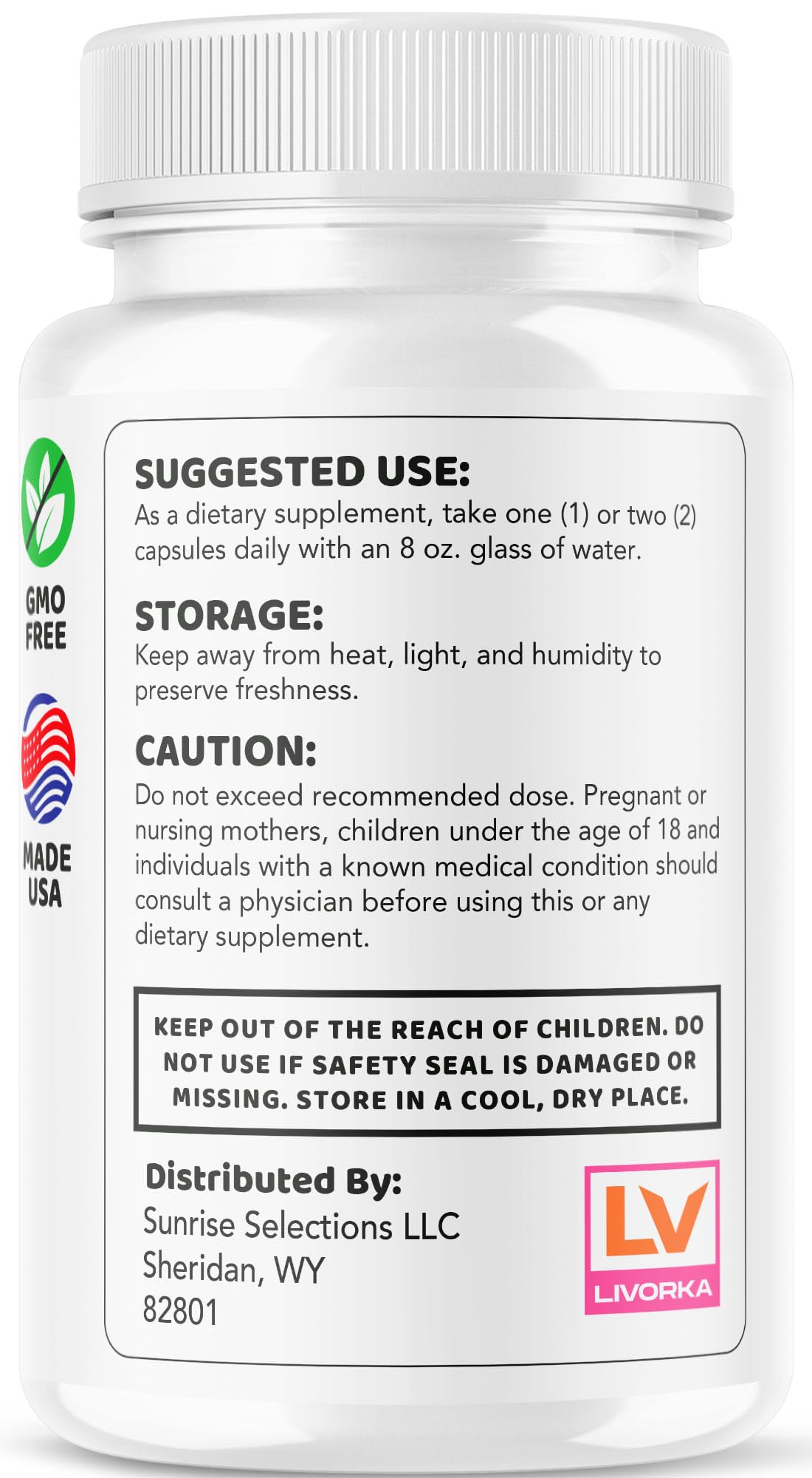 LIVORKA Mitolyn packaging front signals clarity and trust