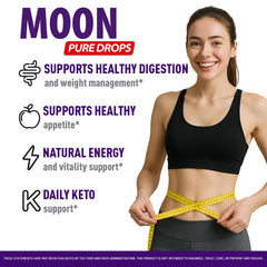 LIVORKA Moon Pure Drops dropper open for precise daily dosing.