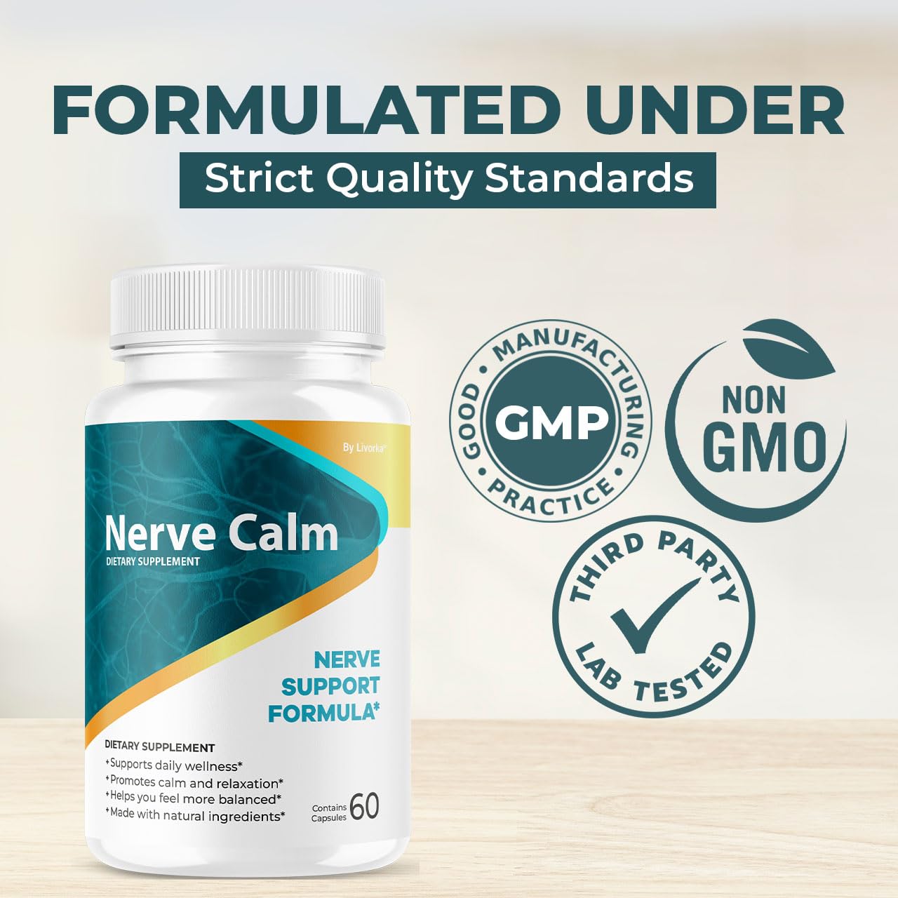 LIVORKA Nerve Calm in a busy work setup—clarity and focus in motion