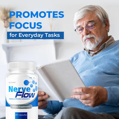 Livorka Nerve Flow daily routine kit with bottle for consistent use.
