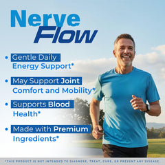 Livorka Nerve Flow label highlights USA-made quality and safety.