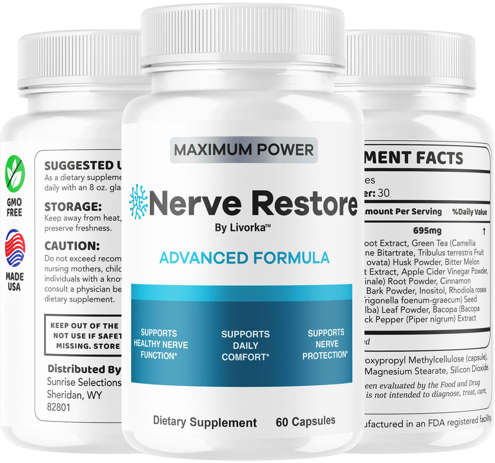 LIVORKA Nerve Restore use-daily-schedule image illustrating routine integration