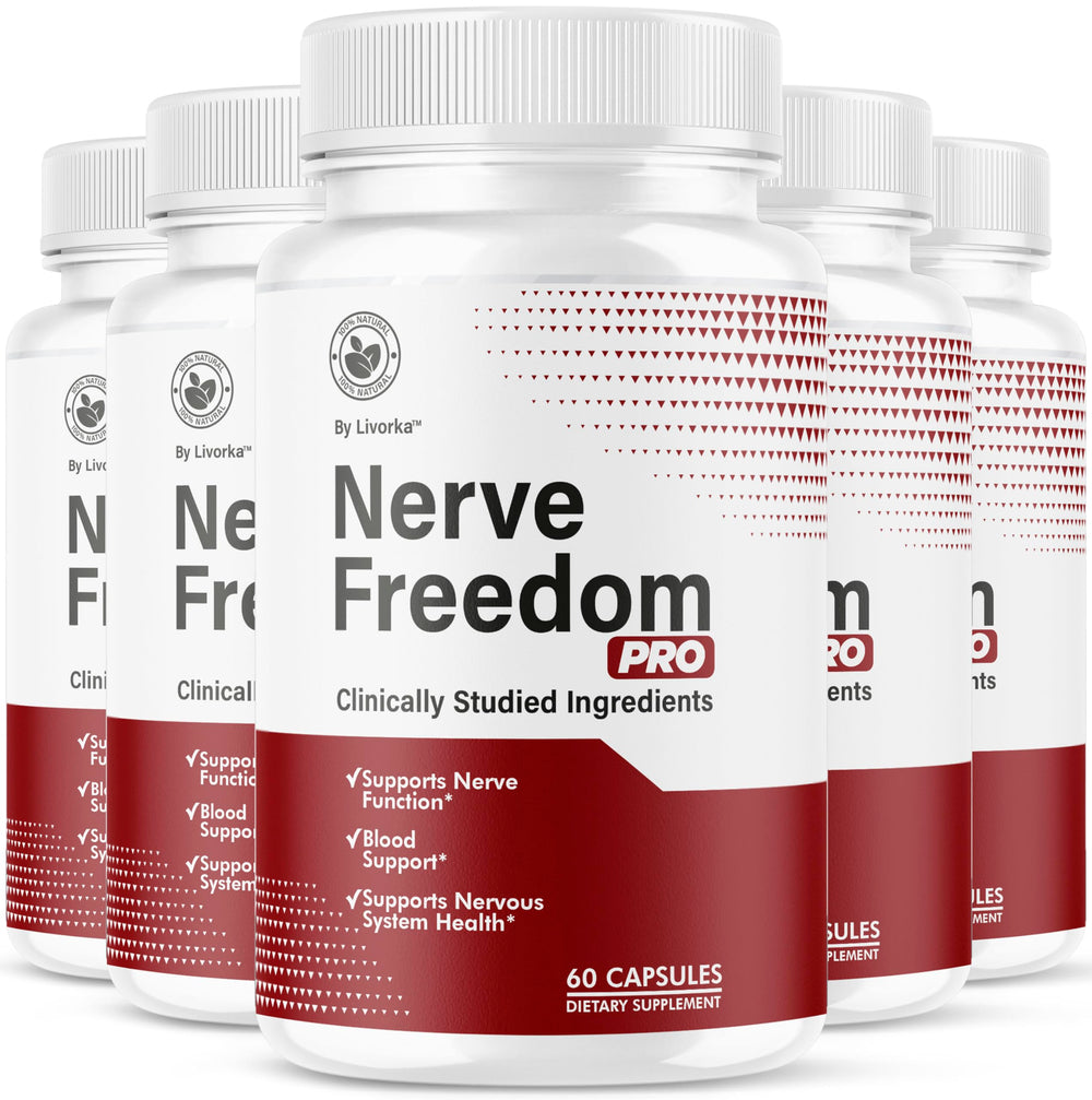 LIVORKA NerveFreedom Pro bottle front view supports daily wellness routine
