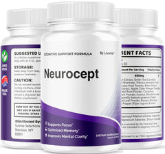 LIVORKA Neurocept bottle cap and smooth capsules ready to swallow