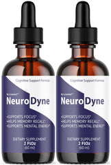 LIVORKA NeuroDyne bottle front view highlighting brain support formulation