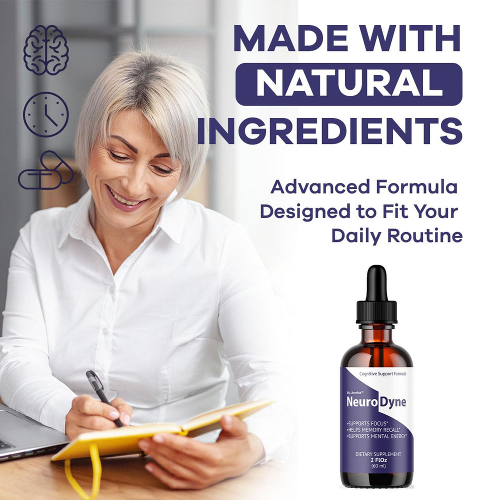 LIVORKA NeuroDyne 5-pack display emphasizes long-term routine.
