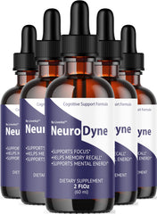 LIVORKA NeuroDyne drops bottle front supports daily focus and cognitive clarity.