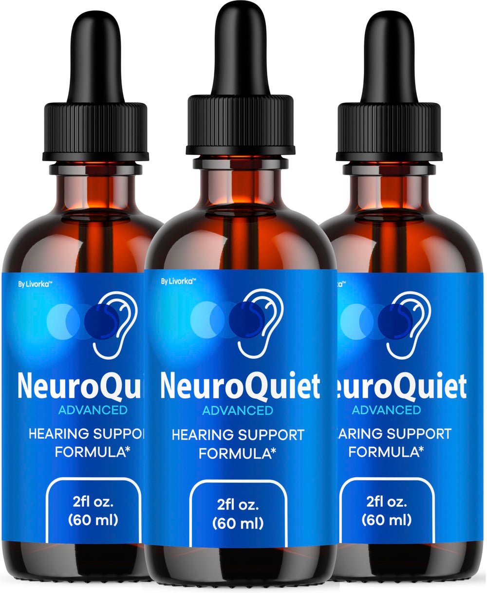 LIVORKA NeuroQuiet Drops bottle front for daily ear health support