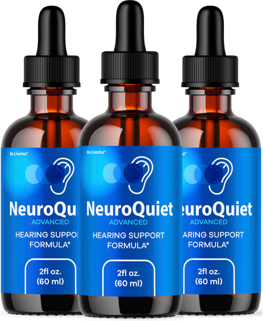 LIVORKA NeuroQuiet Drops bottle front for daily ear health support