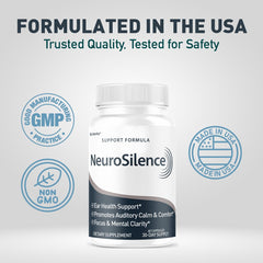 LIVORKA Neurosilence natural ingredients closeup highlights quality herbal blend.